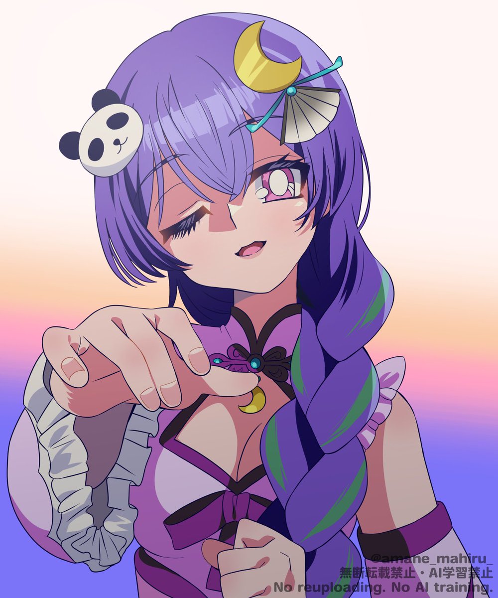 amane_mahiru_'s tweet photo. ご依頼で制作したイラストです！🌙✨
ありがとうござました！ https://t.co/zo6N0kANPD