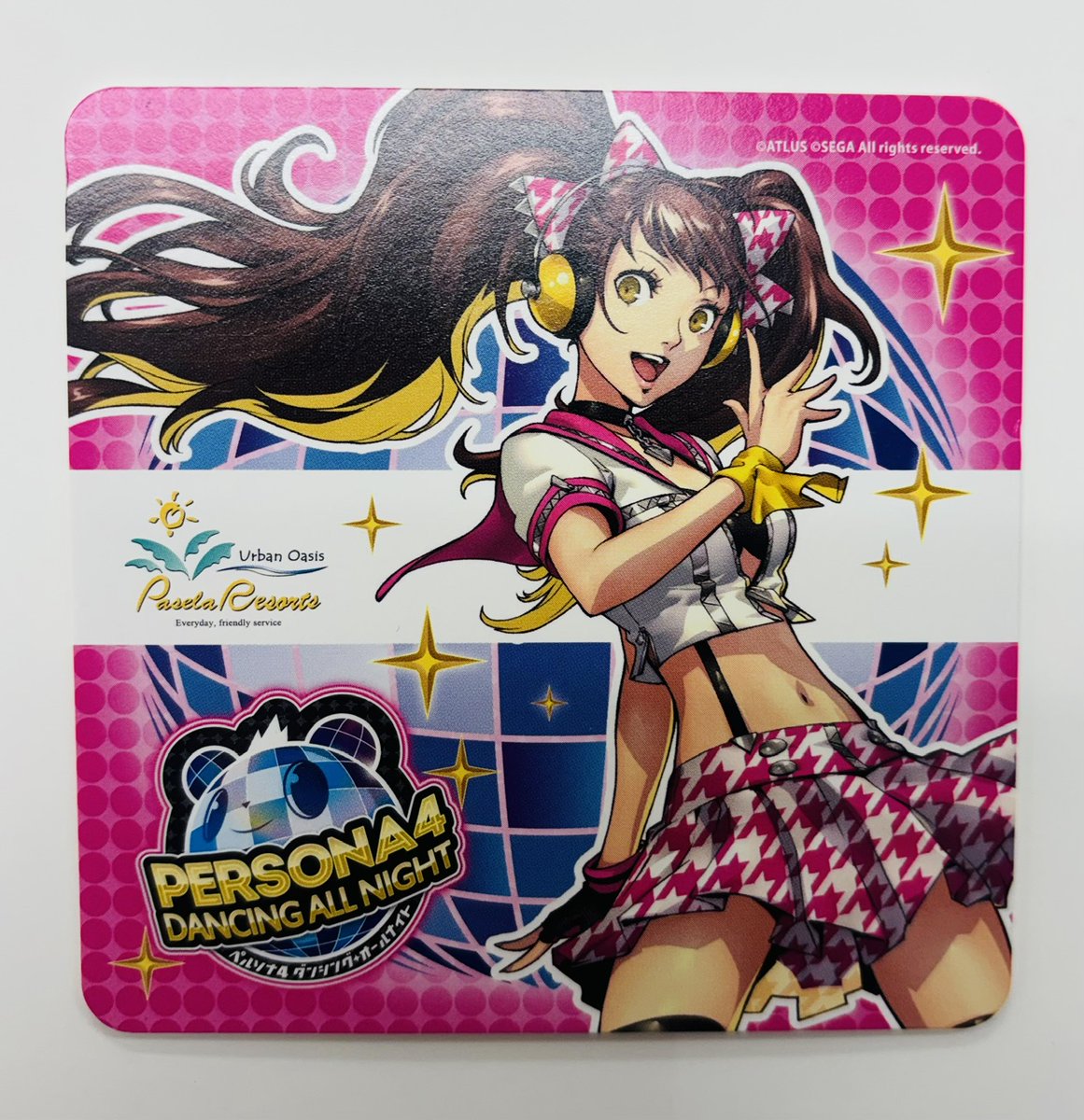 info＞ #ペルソナ4 P4D×パセラ 久慈川りせさんのコースター入荷して