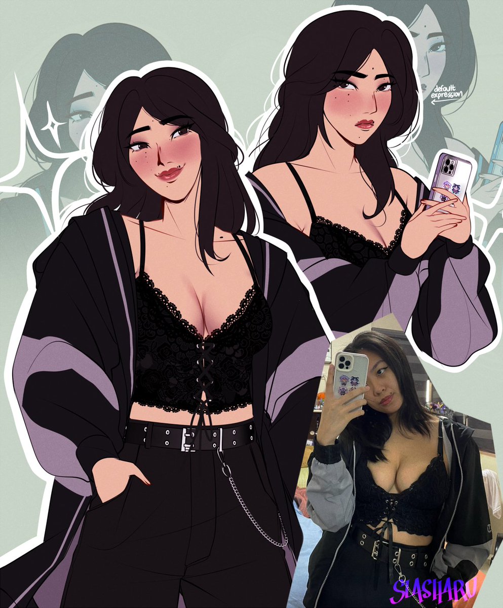 slasharu's tweet photo. wore smth too cool that i had to draw it https://t.co/ZfzB5ZZA0D