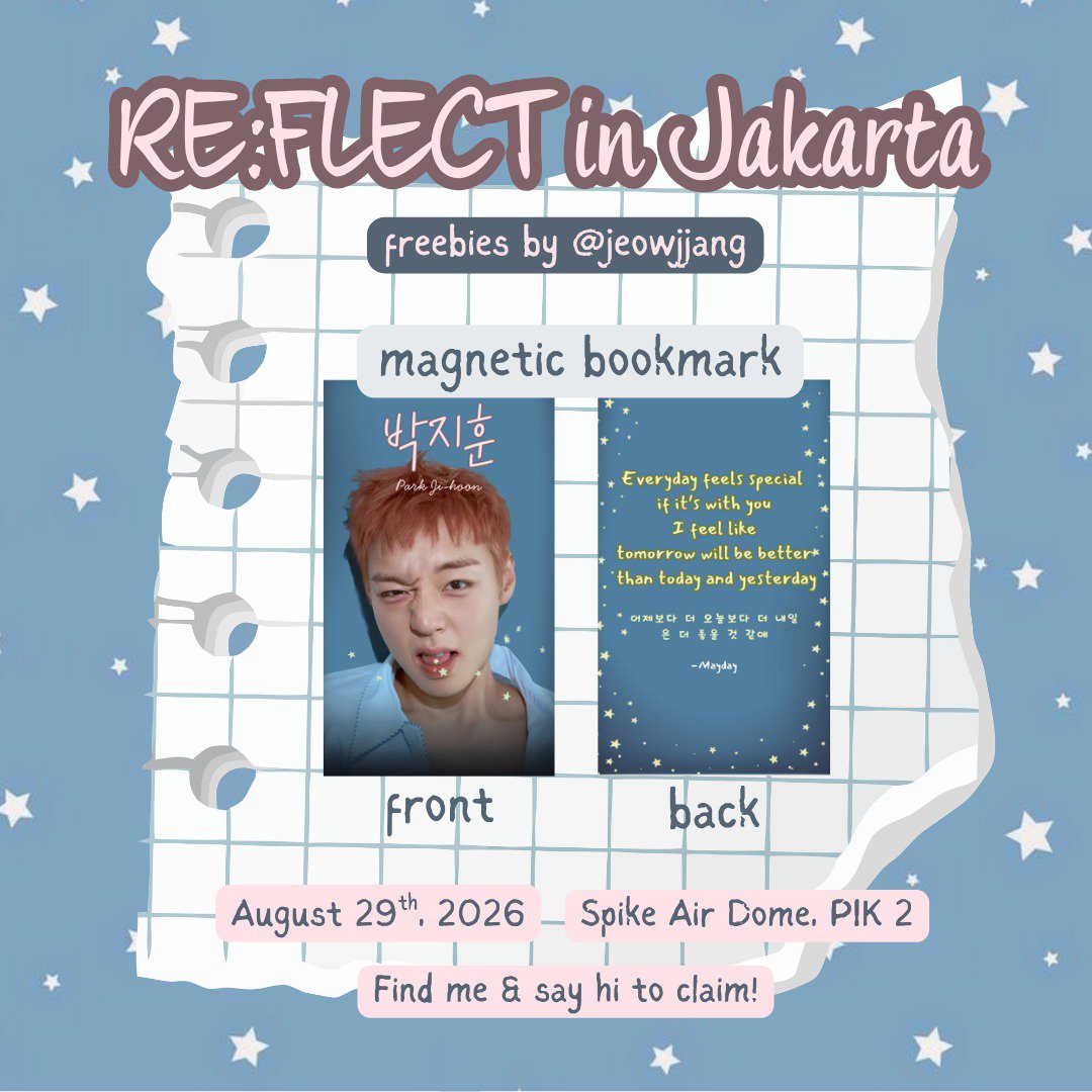 jeowjjang's tweet photo. 𑣲⋆ RE:FLECT — Park Jihoon fan concert in Jakarta
freebies by @jeowjjang ᯓ★

♡ kindly RT &amp; like
♡ limited qty, first come first get!
♡ do not sell/throw away
♡ time &amp; place tba 

See you, MAY 💚💛💖 https://t.co/MFaQAXwW9H