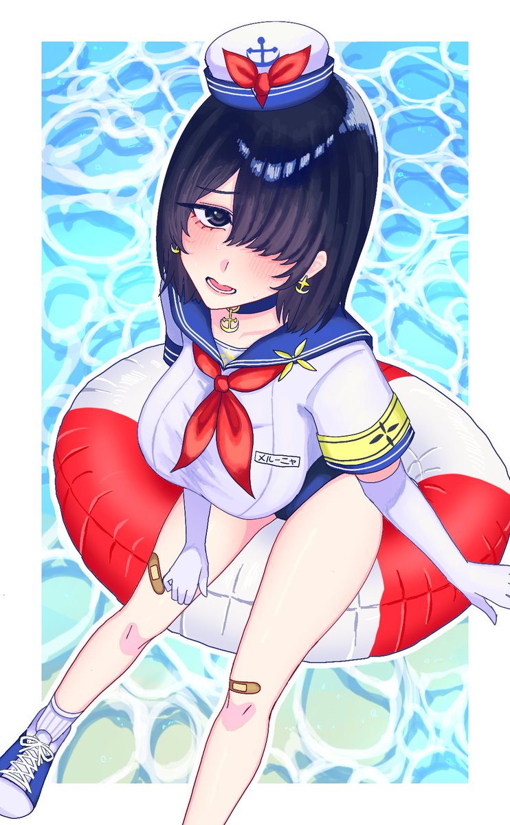 e0grj's tweet photo. #コンパス
#コンパスお絵描き

｢ 先生、似合ってるかな…？ ｣ https://t.co/le0JRizu15