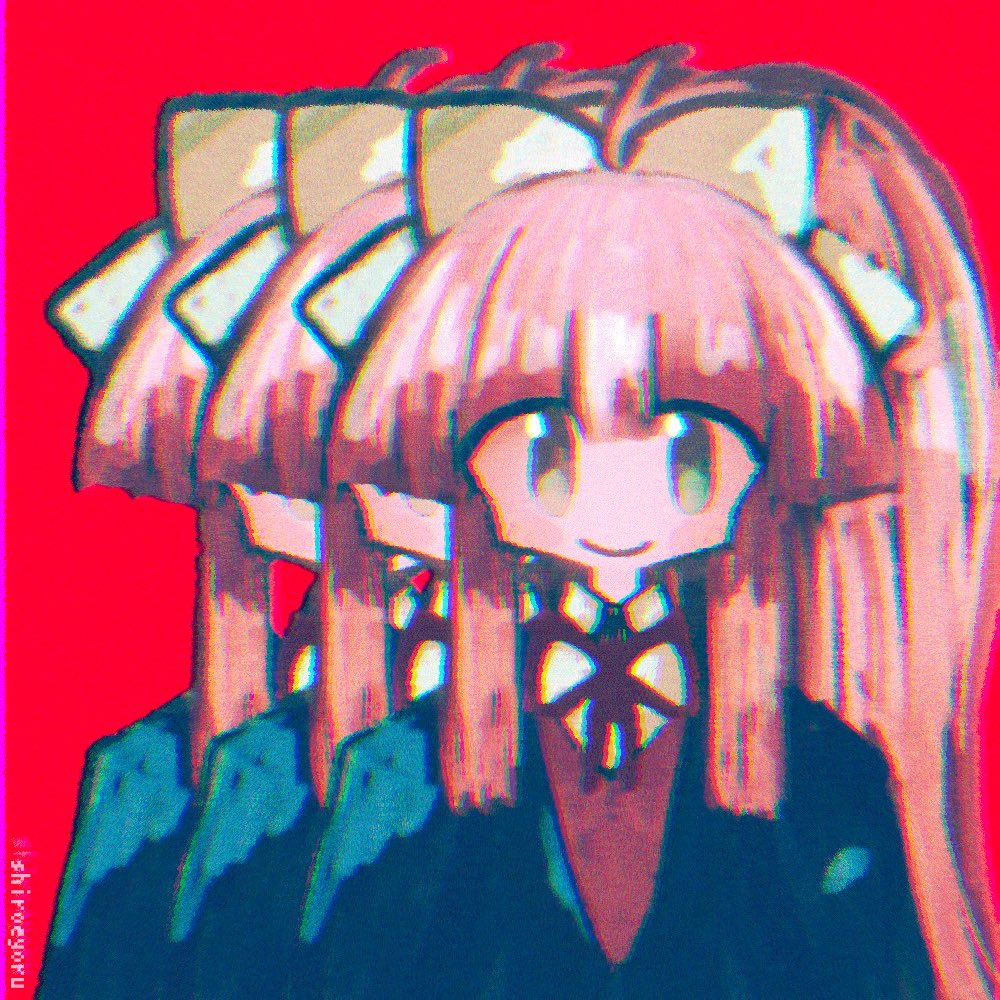 shiroedoki's tweet photo. モモモニカ（再掲）。
#DDLC #DDLCfanart https://t.co/34c14Cz5do