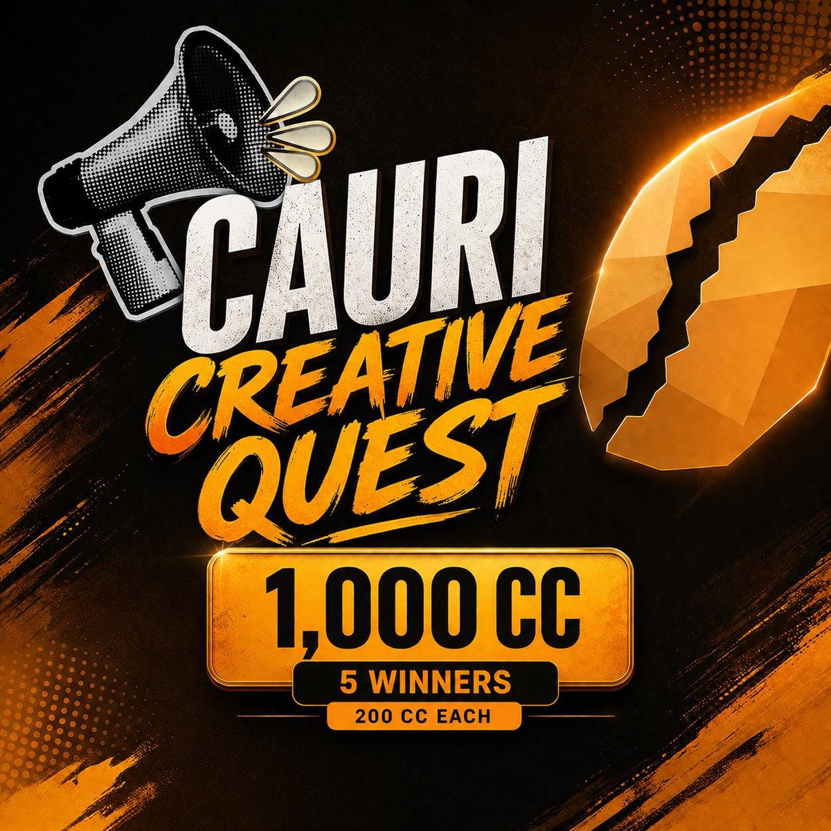 CauriWallet's tweet photo. π Cauri Creative Quest is officially live.
Create an original meme or graphic about Cauri Wallet, post it on X using #CauriCreativeQuest, and compete for a share of 1,000 CC across 5 winners.
The contest runs from 3 August 2026 to 7 August 2026 at 6 PM BST. Here's everything you need to know.
π¨ The challenge is simple.
Create either:
πΉA meme
πΉA graphic
Your entry must be original and clearly about Cauri Wallet. No reposts or lightly edited copies.
β
How to enter:
πΉ Follow @CauriWallet and @Lithiumdigital
πΉ Join Our Discord π https://t.co/ekL7L1eqnB
πΉ Create your original Cauri Wallet content
πΉ Post it on X
πΉ Include #CauriCreativeQuest in your post
π Winners will be selected based on engagement.
The 5 entries with the highest likes and reposts will share the 1,000 CC prize pool.
Keep it authentic.
β° Entries close on 7 August 2026 at 6 PM BST.
π¨Show us your creativity.