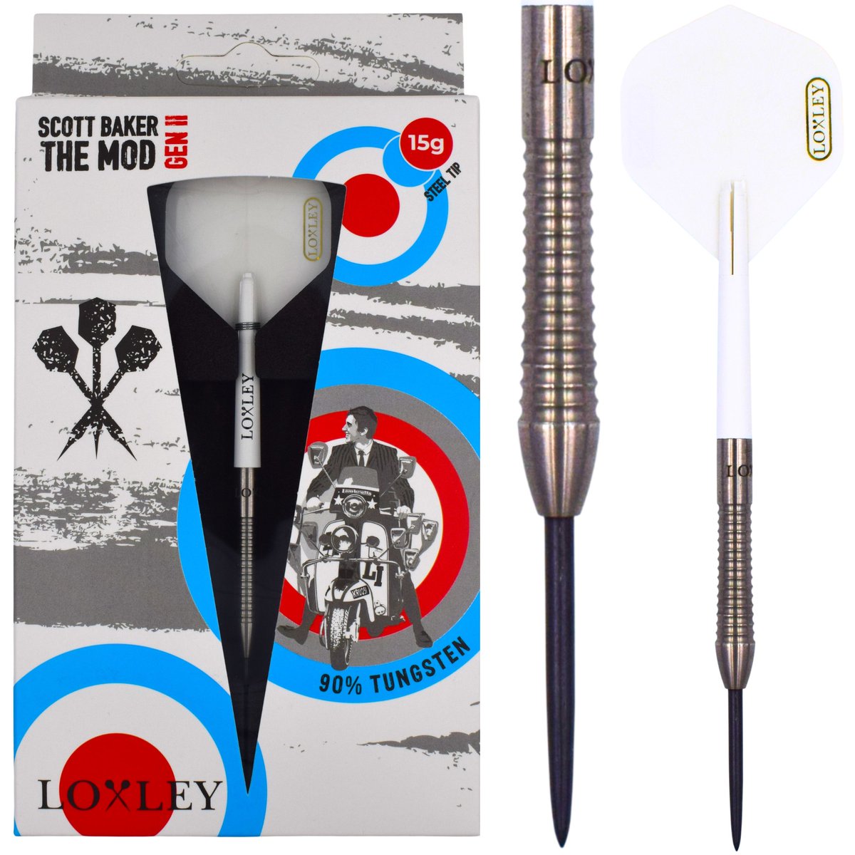 LoxleyDarts's tweet photo. Scott Baker Gen 2 15g

Scott had picked up a set of Featherweight Green darts and loved the grip and asked if we could make a hybrid for his new match darts. These are available now!

90% Tungsten

Length: 40.4mm
Max Width: 6.6 mm https://t.co/M4JCdugsy5