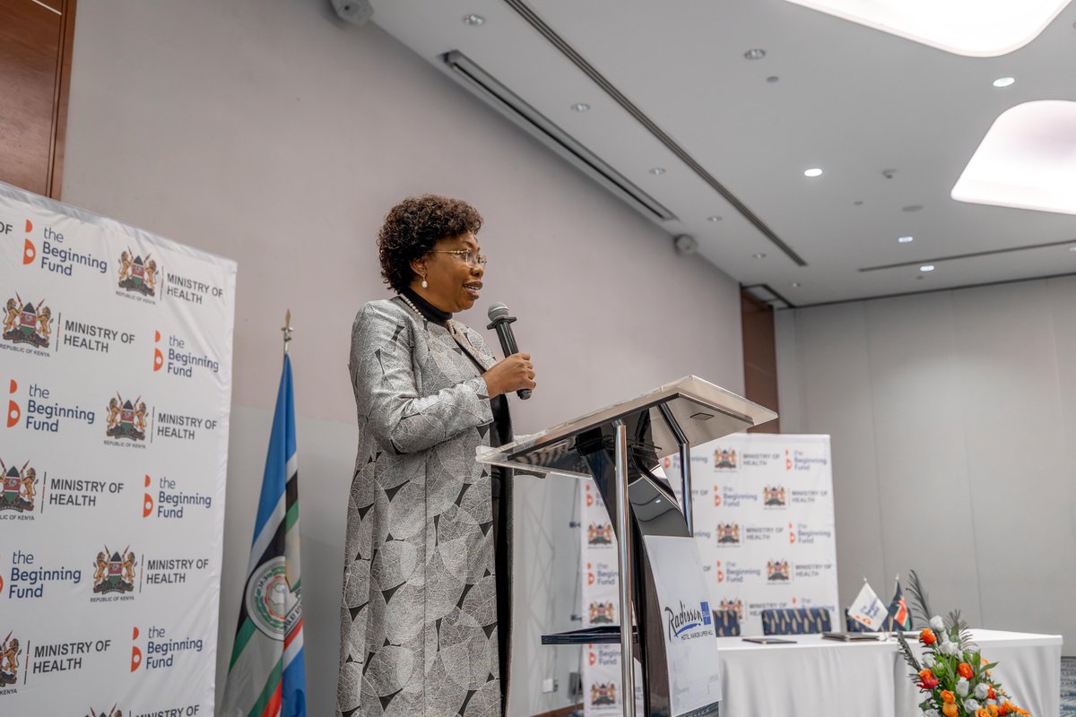 DrNeemaKimambo's tweet photo. Honored to speak today on behalf of Development Partners for Health in Kenya at the signing of the Ministry of Health and #BeginningsFund Cooperation Framework.

Over the next 5 years, this $80M partnership will strengthen maternal and newborn care across 21 priority counties.

Every Woman, Every Newborn, Everywhere 🇰🇪