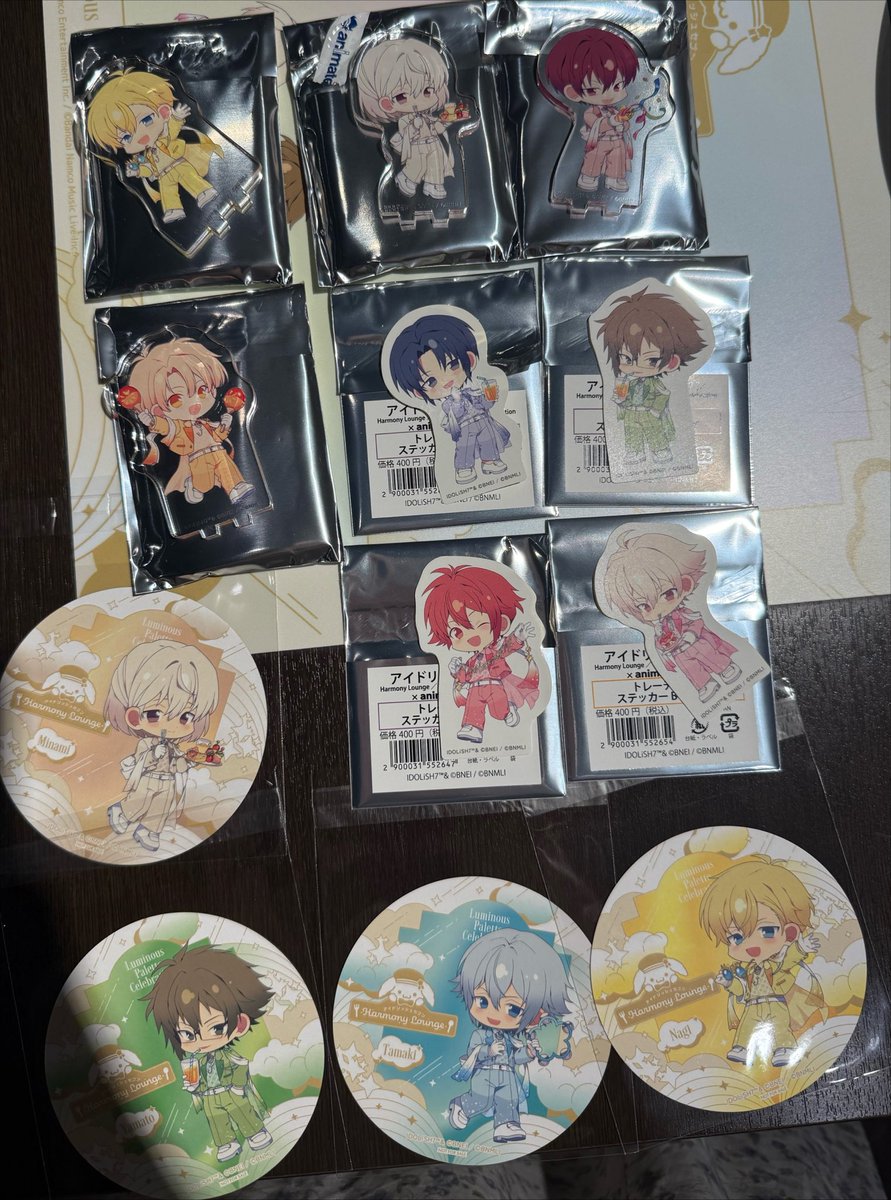 karin_tuduri's tweet photo. 交換　譲渡　アイナナ　IDOLiSH7 アニカフェ
譲…一織、○大和、○三月、環、○ナギ、陸、天、○トウマ、○巳波
求…壮五>百、定価
○のみ譲渡可能
本日20時頃まで池袋お手渡し可能。
お手渡し>郵送。お手渡し日程限られるため郵送への切り替え可能な方のみ。 https://t.co/0I5hjo8UwD