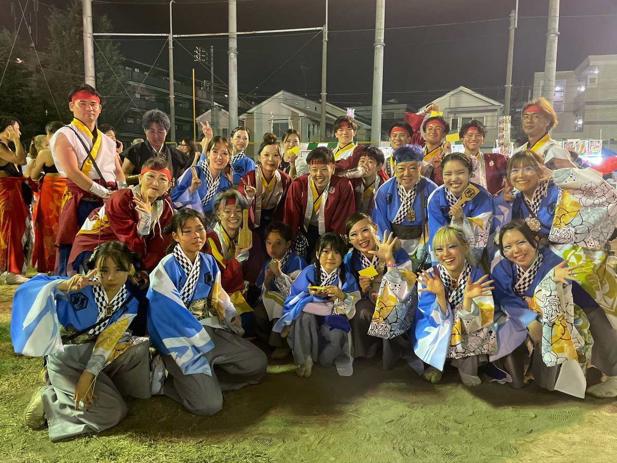 asakashoubu's tweet photo. 朝霞市民まつり「彩夏祭」にて演舞させていただき、ファイナルステージに進出させていただきました

メンバーがここまで楽しむことができたのはお祭りに関わっている皆様、応援していただいた皆様のおかげです
本当にありがとうございました

#彩夏祭
#朝霞翔舞
#よさこい https://t.co/eLjUKCAzWJ