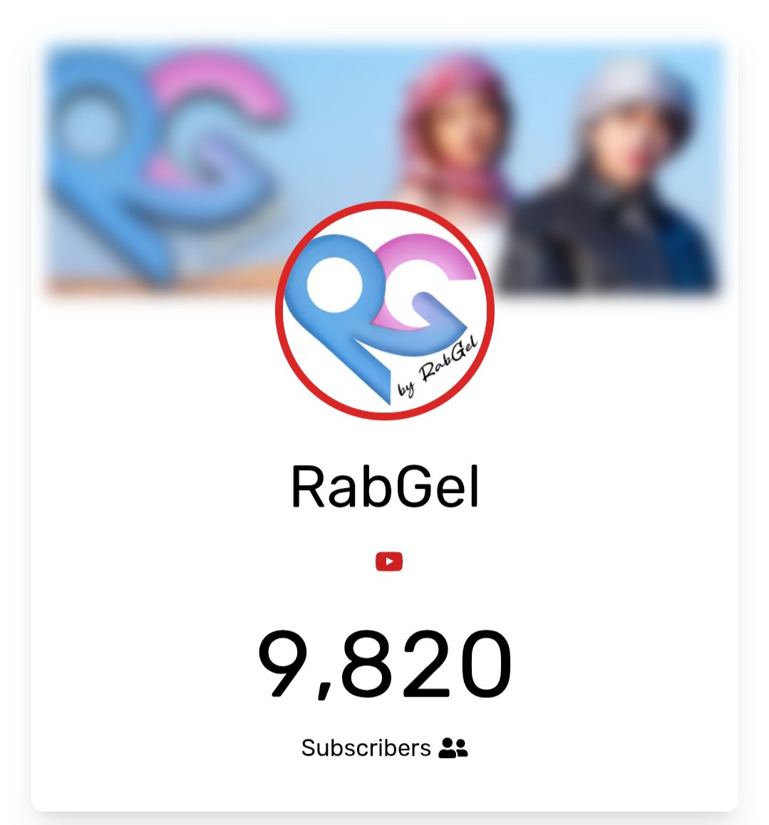luv4rabin's tweet photo. rabgel yt channel has reached 9,820 subscribers na 🥹🥹 https://t.co/aKjZYNSWuW