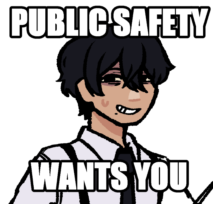 Chainsawctopus's tweet photo. if asa was the poster girl for the chainsaw man church can yoshida be the poster boy for public safety https://t.co/5tJkIW0uEk