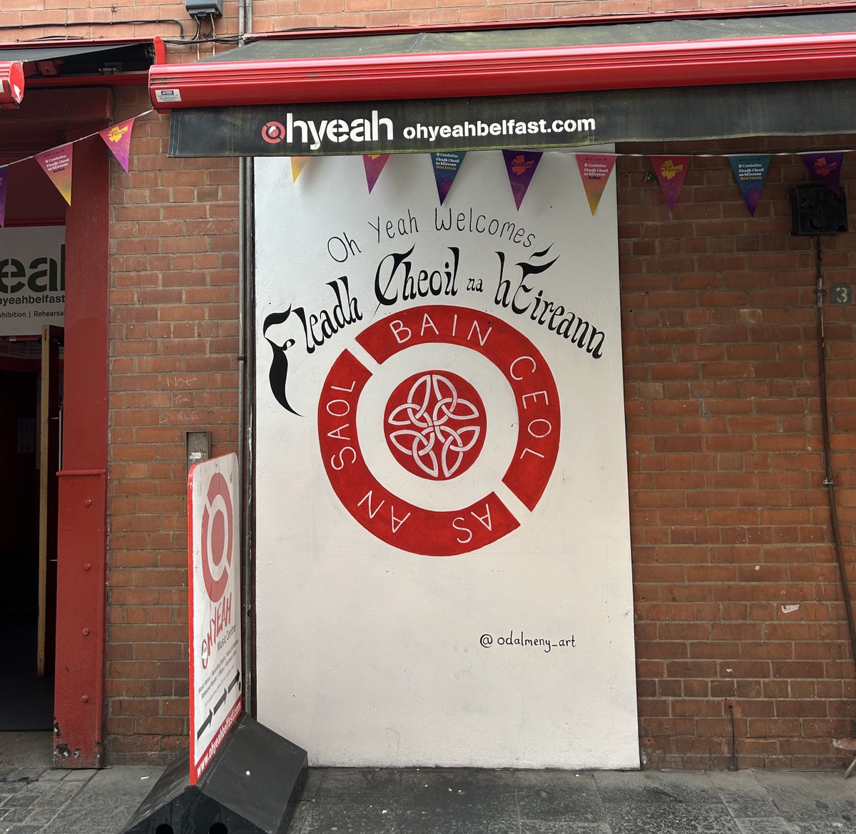 OhYeahCentre's tweet photo. WE ARE OPEN! 🎯 Fleadh visitors from near and far, drop in for our trad sessions, be a part of the action and keep up to date with all our incredible events here 💚: https://t.co/CxJnfBlc65 https://t.co/JuMRnWZu9G