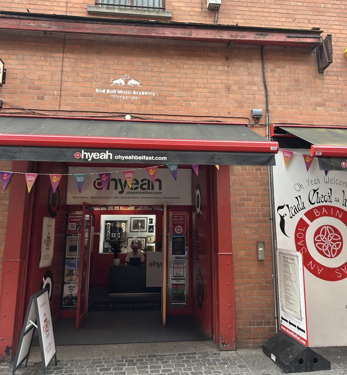 OhYeahCentre's tweet photo. WE ARE OPEN! 🎯 Fleadh visitors from near and far, drop in for our trad sessions, be a part of the action and keep up to date with all our incredible events here 💚: https://t.co/CxJnfBlc65 https://t.co/JuMRnWZu9G