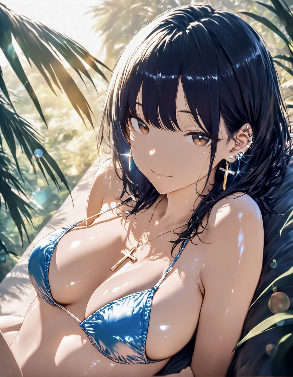 IronfrostR's tweet photo. ビーチでも熱中症に気をつけた方がいいよね🏖️
#AIart #AIイラスト︎ #AIgirl #AIfanart #YAGARA https://t.co/o549VZ0rVj
