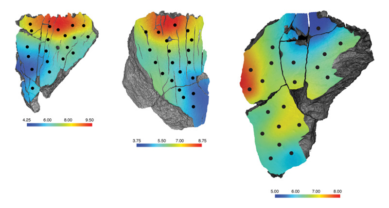 CENIEH's tweet photo. #ICTSNews
Tres fragmentos parietales adultos permiten estimar el grosor craneal de 'Homo antecessor'

Three adult parietal fragments help estimate cranial thickness in 'Homo antecessor'

+info: https://t.co/jyZzaXsoFe https://t.co/YOu5ScKjCx
