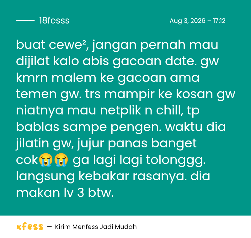 18fesss's tweet photo. 18! ada yg pernah ngalamin ga😭 kaya ditempelin koyo, anjenglah wkwkwk kapok https://t.co/Lwb3zYXnmh