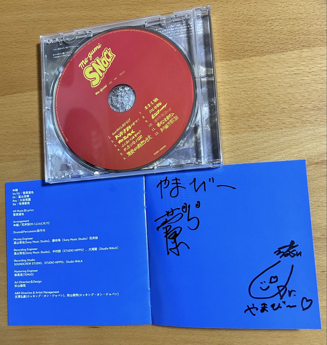 YamaBbn's tweet photo. 【必聴】

2026.7.8 Releaseの
め組3rd Album『SNaCK』💿で
茄子川ちゃんが
Drums&amp;Percussionで参加‼︎

たくさん聴くよ‼︎🥁

#め組 
#茄子川 
#ドラム https://t.co/ByTYEqP0He