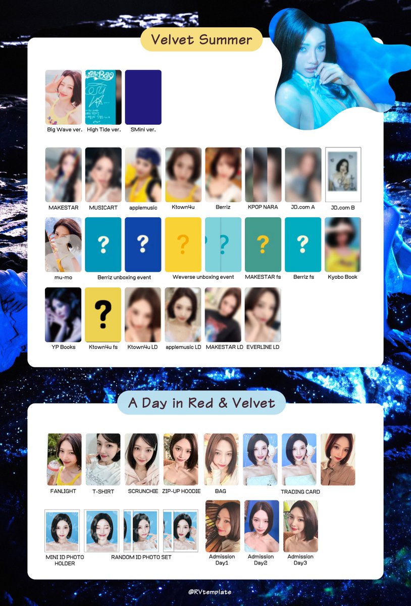Red Velvet template (@RVtemplate) / Posts / X