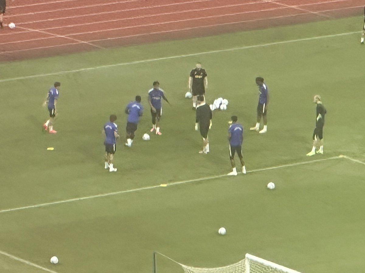 CFCCath's tweet photo. Not sure what team training from my window vantage point https://t.co/D8BFtodmlp