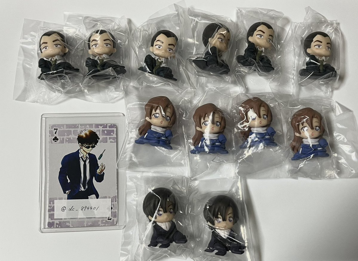 dc_894401's tweet photo. 【交換】名探��コナン ちぢませ隊11 

譲⇒新一6、世良8、重悟6、☆千速4、☆研二2
求⇒同種 松田

まとめての方優先
無印は不快でなければ複数可能

郵送でのお取引になります
お気軽にお声掛けください🙂‍↕️ https://t.co/8zmPbZ0PAG