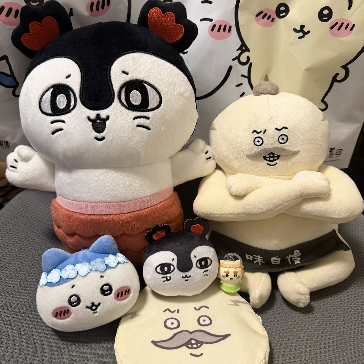 toshizo44's tweet photo. ちいかわの映画があまりにも良かったから置く場所に困るのがわかってたのにいろいろ買ってしまった。いやっ、でも、いるやんか、島二郎グッズはさぁ…！！もっちるフェイスマスコットも島二郎引けるはずだったのにな〜おかしいな〜🐚 https://t.co/RzeYwIgypC