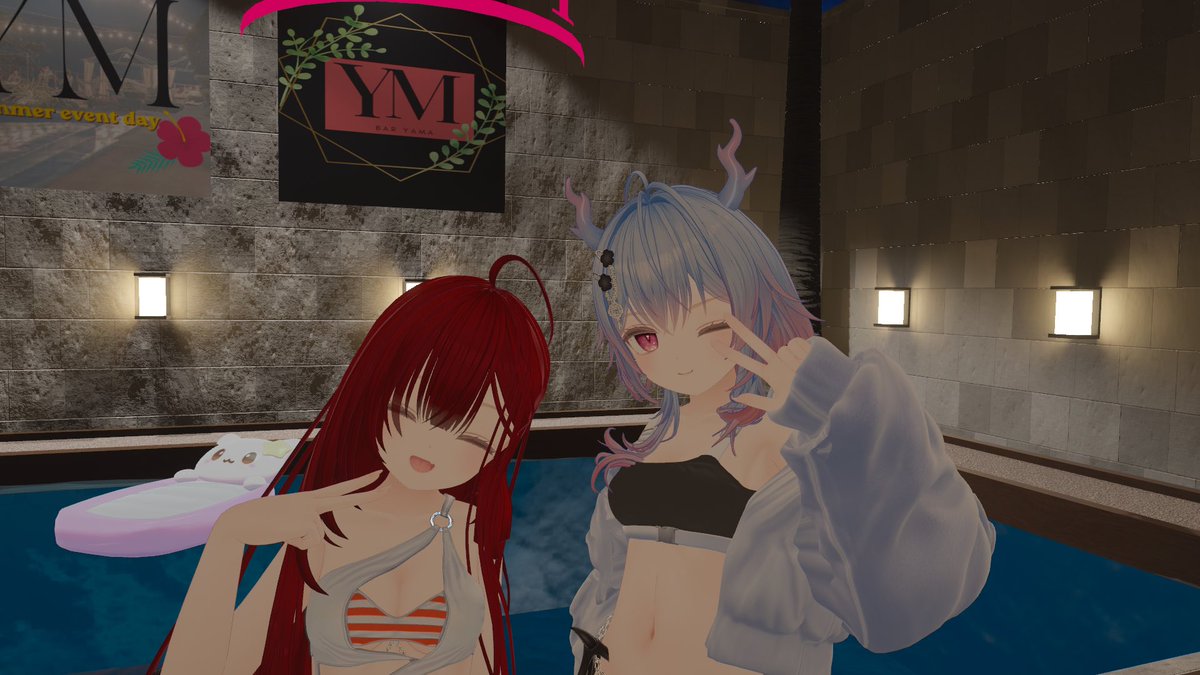 kotori_VRC_0913's tweet photo. 2日の営業ご来店ありがとうございます！
今回まさかの私がHOTLIMIT歌っちゃいました〜
みんなで楽しく歌って踊って盛り上がれたから今回も(๑˃̵ᴗ˂̵)و ﾖｼ!
ちゃっかり初オリカクを提供して今日のYAMAも良かった
またのご来店をお待ちしております。
みんなで盛り上がろうぜぃ！
 #BAR_YAMA https://t.co/vggWXSInVG