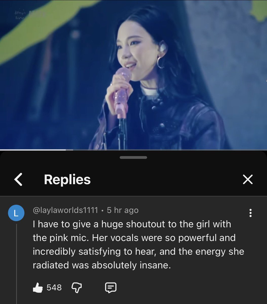 KARINATI0NS's tweet photo. so many people are praising karina’s performance at lollpalooza today i love reading the praises knowing that it’s not only just us loveyus who felt this way 🥹🫶 https://t.co/WK9gbIDLj1