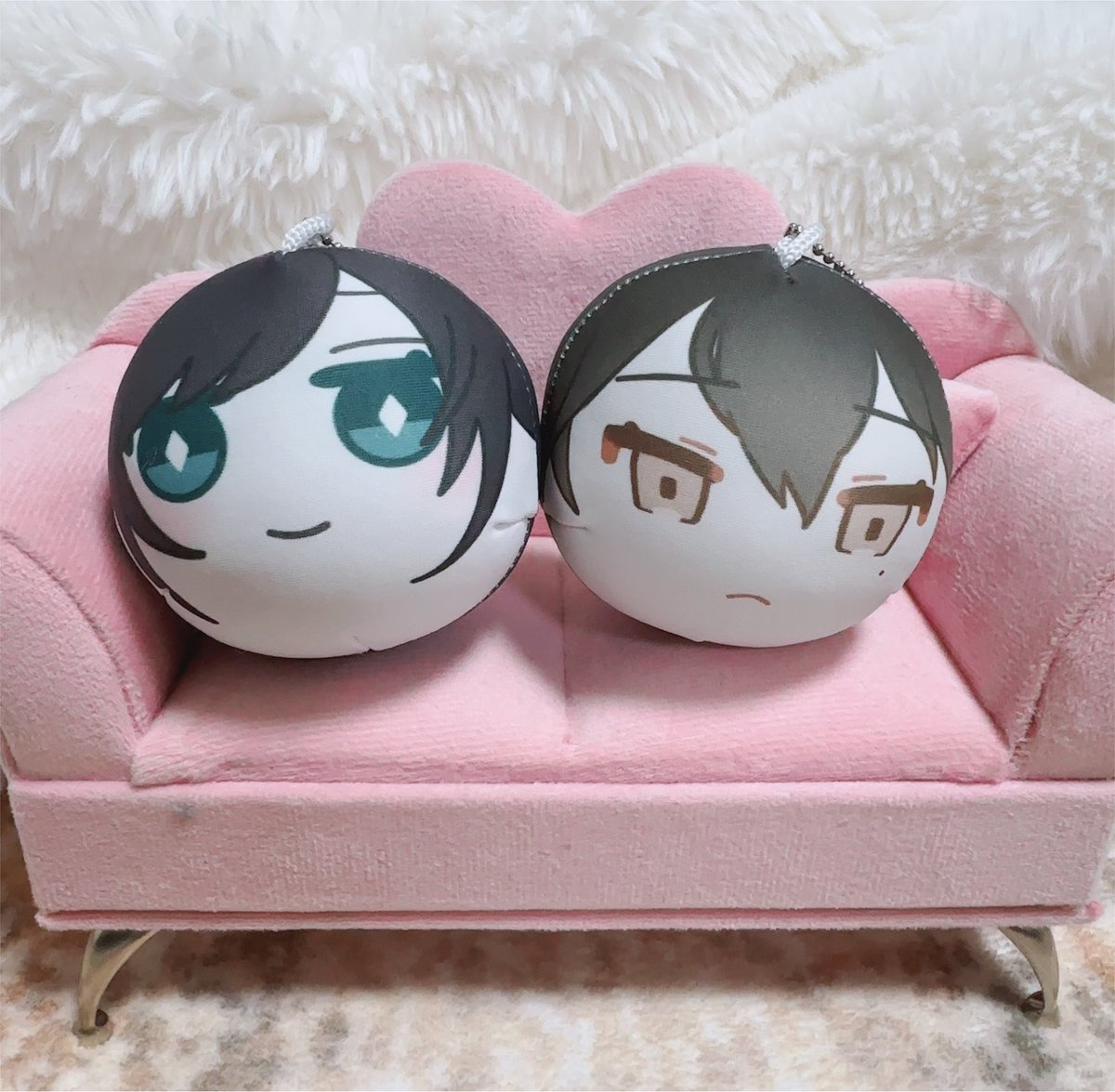 tiyukokko's tweet photo. おもちクッションストラップを Chobitグッズ屋さん様( @ChobitGoods )に作って頂きました〜〜！！可愛すぎる🎀⸌̟͂̋⸍̑⸜̑⸝͂
前回のリヒ檀も添えて……♡ https://t.co/EmLp7cdQjS