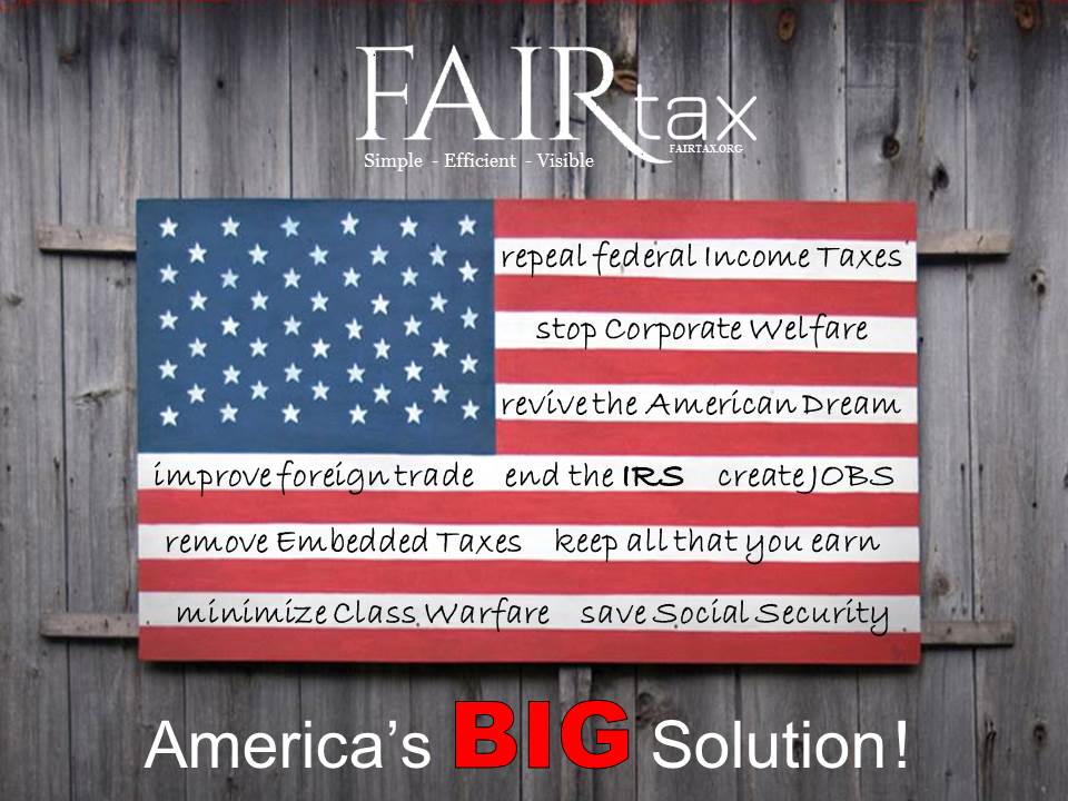 FairTaxOfficial's tweet photo. Does it get any better than America's BIG Solution 👇HR 25 is THAT! https://t.co/UFaEab8N8M https://t.co/4ASW6F7euC