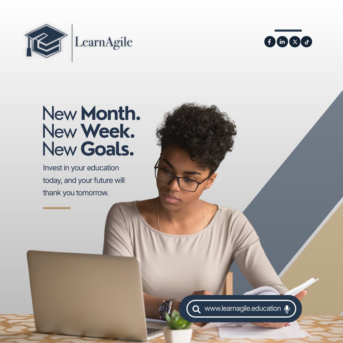 LearnAgile_'s tweet photo. This is your sign to level up 🚀.

Invest in your education with LearnAgile and set your future self up for success. Online Courses, Real Skills, Real Growth. 

Start learning now :  https://t.co/8C11sJ2yZY

#LearnAgile #Upskill #OnlineCourses #skillsdevelopment #MondayMotivation https://t.co/odQI1onqL8