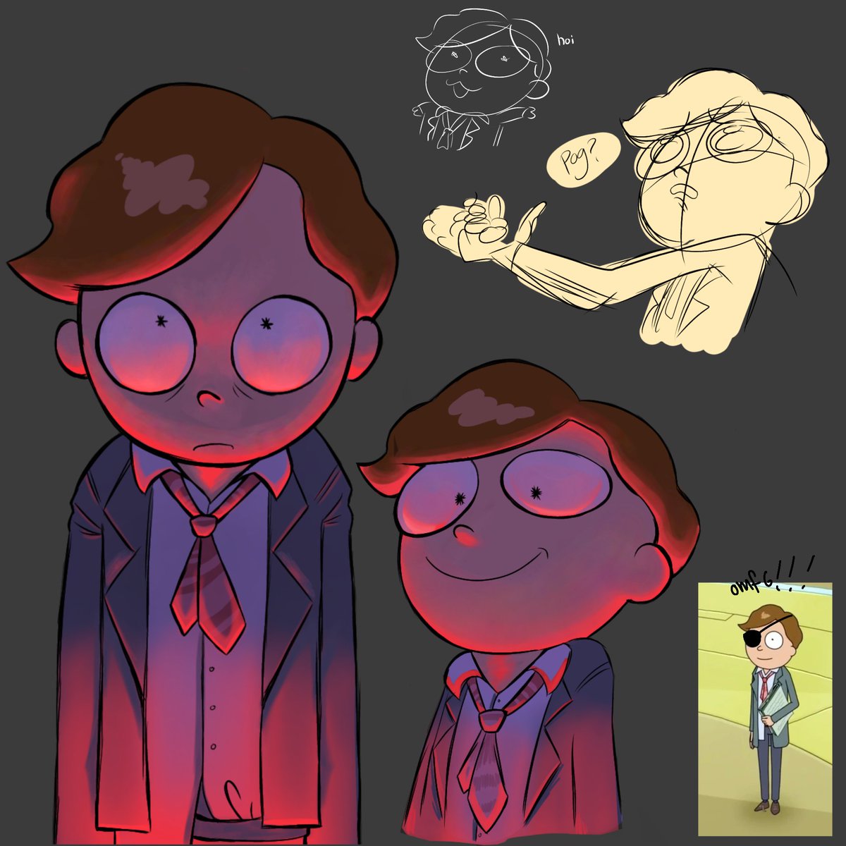 Luigifan3DS's tweet photo. Evil lawyaer morgy.... #rickandmorty https://t.co/Xy2aEhlNGH