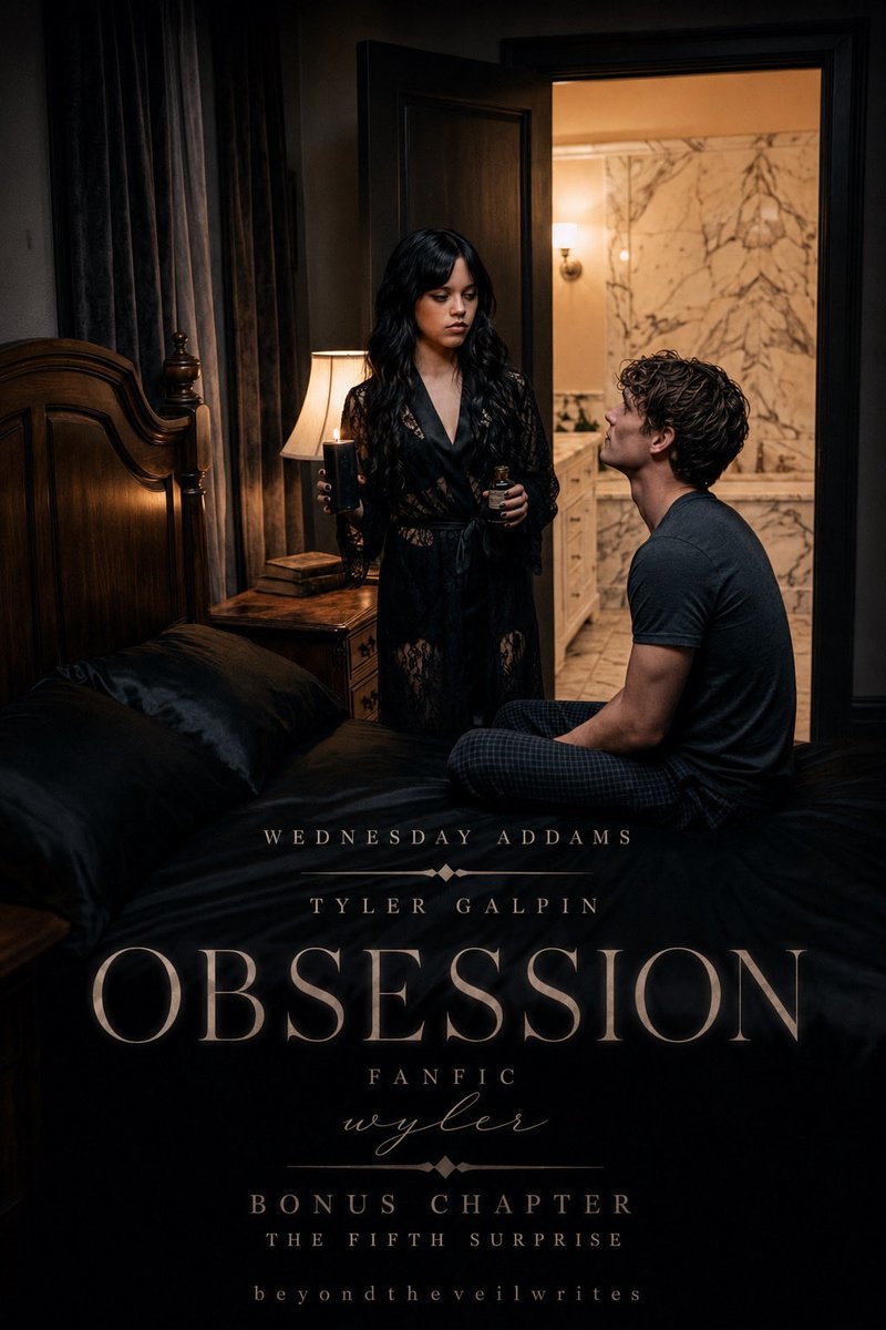 DrSpringRaven's tweet photo. Bonus chapter of Obsession is now available on AO3 — https://t.co/5wwL8y9VZQ

For more details, illustrations, and behind-the-scenes content about the fic, visit my Telegram channel: https://t.co/EdsNnIP7Qz

#Wednesday #TylerGalpin #Weyler #WednesdayAddams #Wyler #AO3 https://t.co/yiyFWhJ7ta