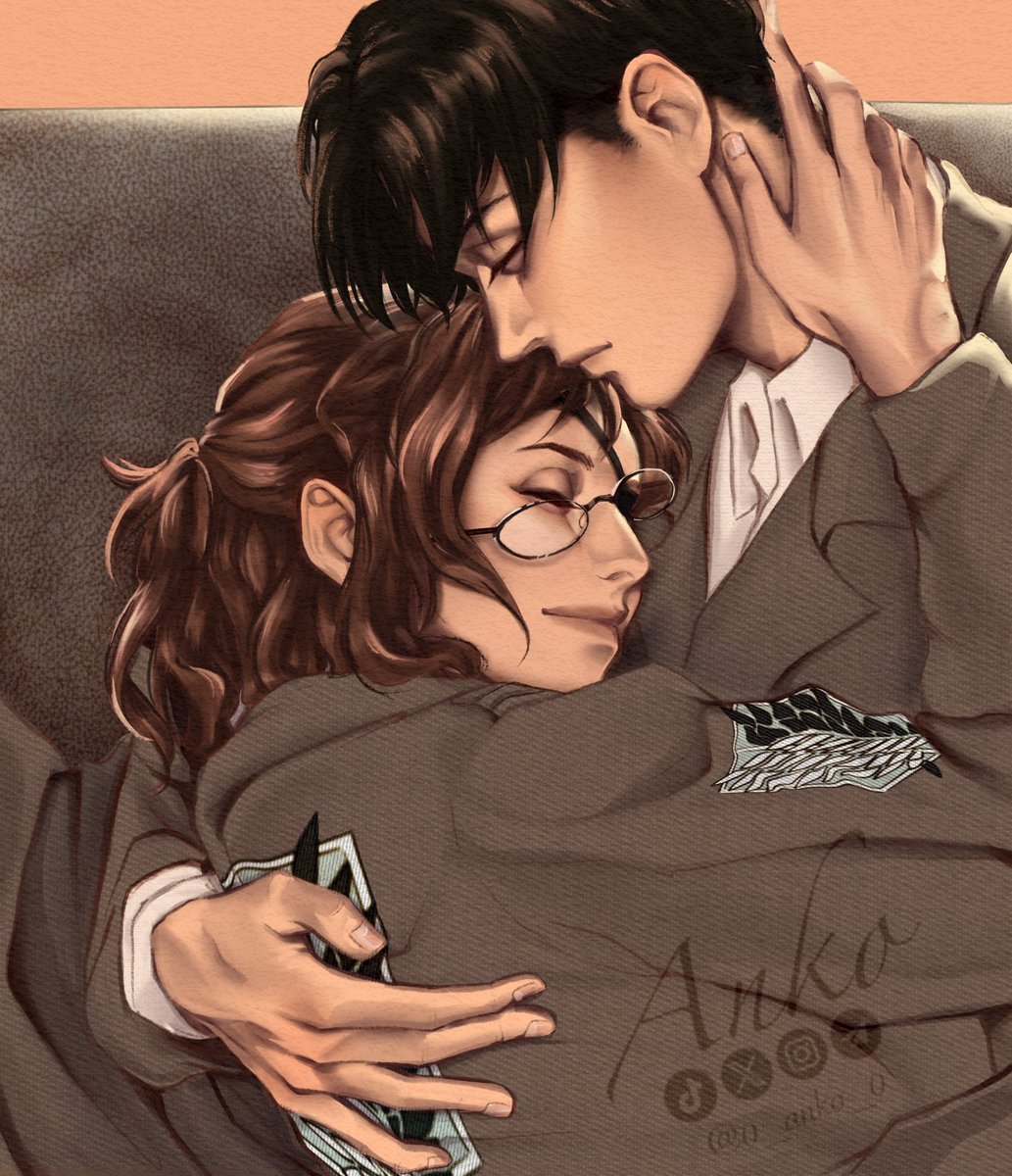 0_anko_0's tweet photo. I'm even thinking about drawing more in a vintage style 🧡
#リヴァハン 
#Levihan https://t.co/8Ycpw17kXe