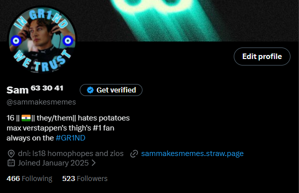 Sam ⁶³ ³⁰ ⁴¹ tweet media