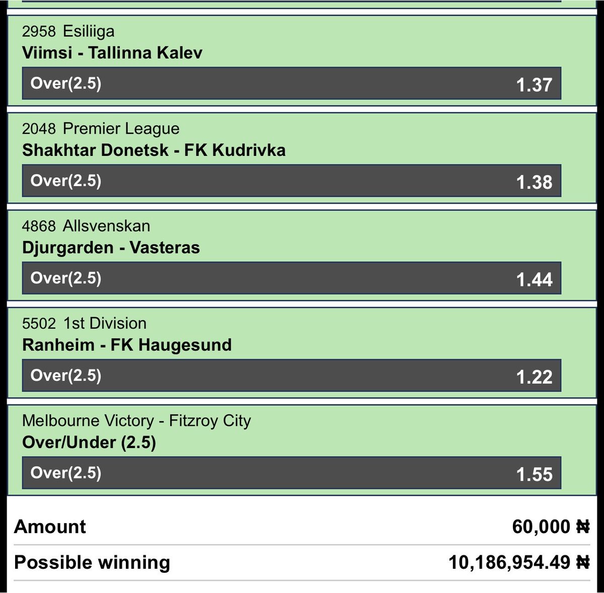 cindy_blog's tweet photo. BET9JA: 5LZ5KX9, 5LZ5PYQ

100 &amp; 20 odds ✅ https://t.co/bhFDvHXFR3