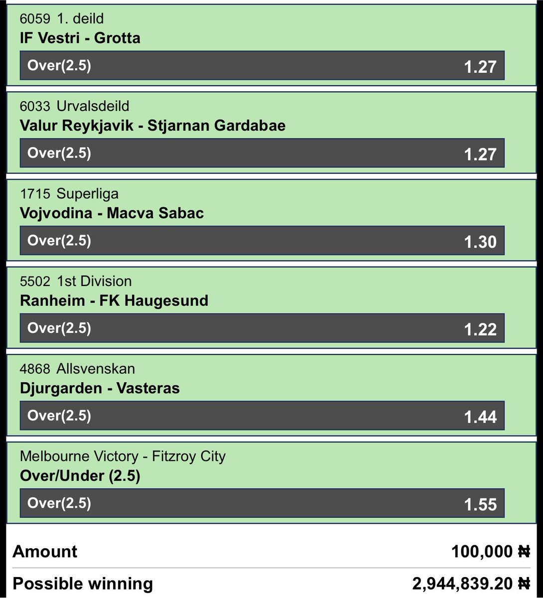 cindy_blog's tweet photo. BET9JA: 5LZ5KX9, 5LZ5PYQ

100 &amp; 20 odds ✅ https://t.co/bhFDvHXFR3