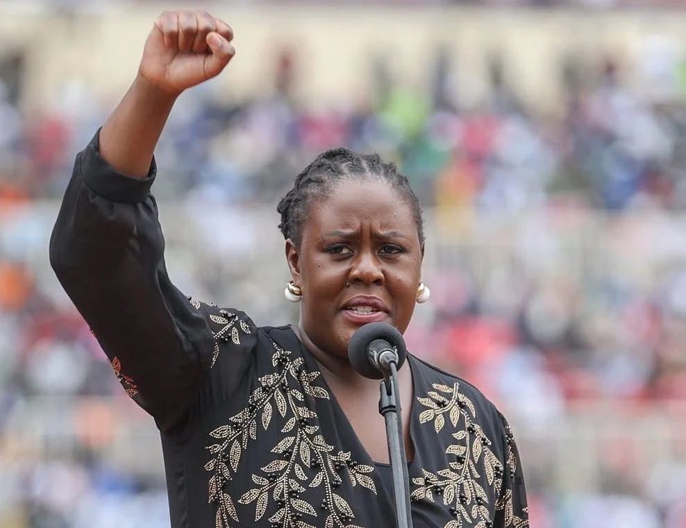 WiLeadership_KE's tweet photo. "I haven't decided if I'll support President Ruto's 2027 re-election. I don't think he has done enough for Kenyans," – Winnie Odinga.
#WomeninLeadership
#BecauseWomenCAN https://t.co/xnCc8isK7J