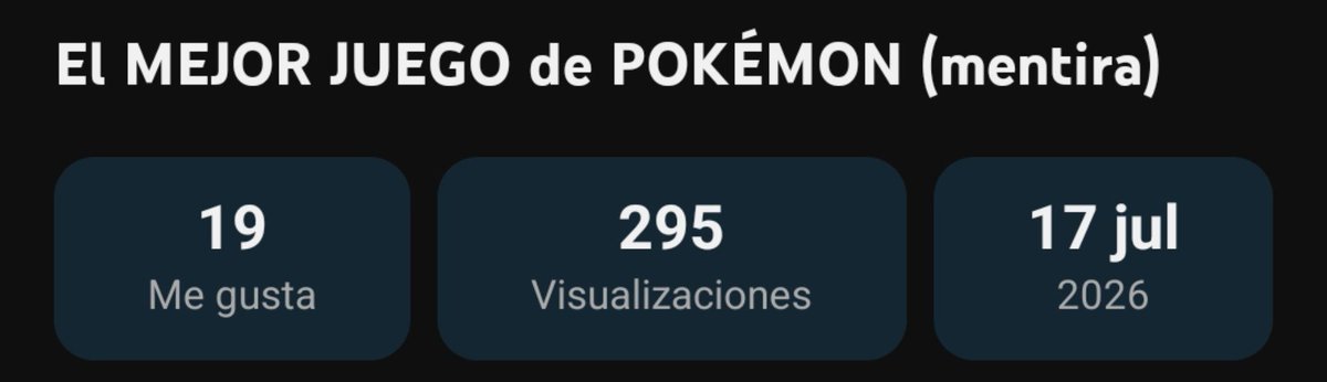 CaballeroCono's tweet photo. José Manuel, sé que te has puesto el vídeo en bucle, no hay manera de que tanta gente quisiera ver un vídeo del Pokepark. https://t.co/0n1onL74UW