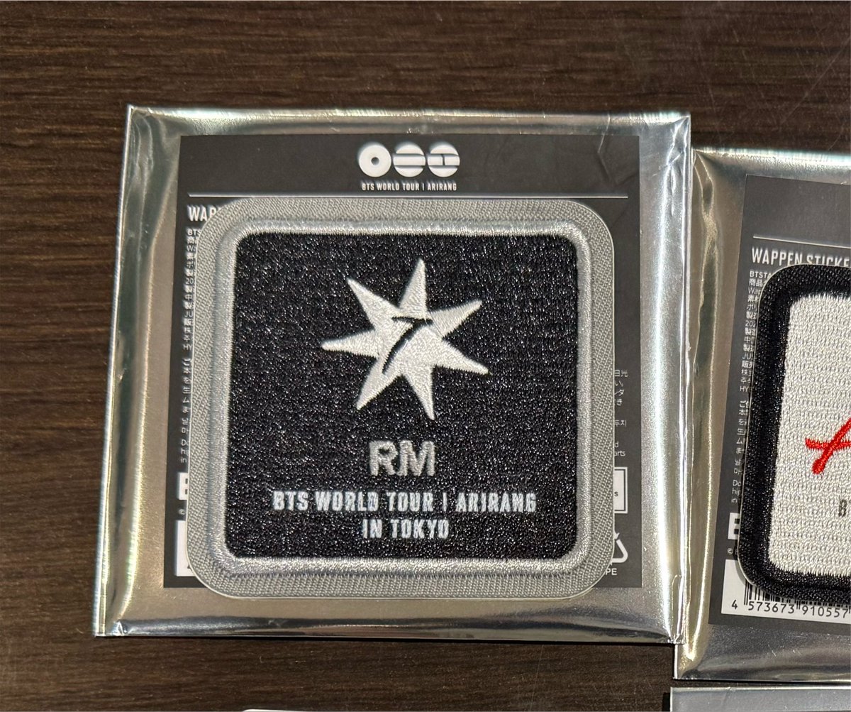 __jmnnn13's tweet photo. BTS ARIRANG アリラン POPUP ポップアップ 大阪 交換

【譲】
Wappen Sticker_Tokyo ワッペン
RM,ナムジュン/V,テテ,テヒョン

【求】
同種ジミン

◯郵送または大阪手渡し

#bts #BTS_ARİRANG #BTS交換 https://t.co/v5SssOpnHq