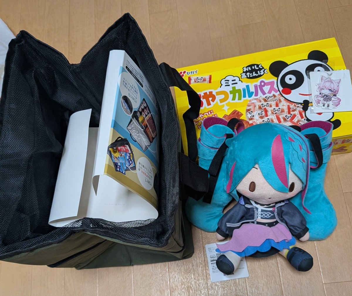 kamiagari's tweet photo. ゲーセンでとってきた景品
いつも思うがミクさんのぬいぐるみって
一体いくつ出てるんだろうなぁ？
十年程前からあるよね?
ミクさんのぬいぐるみ https://t.co/PAaP7ImwP1