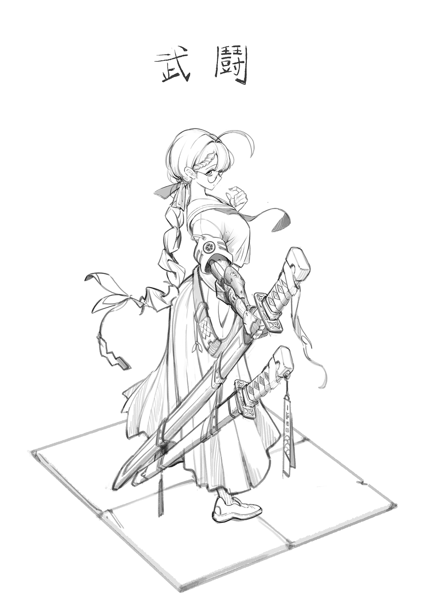 yuuzu_art's tweet photo. 武鬪⚔️
#OCㅤㅤ https://t.co/CFgNljF1q1