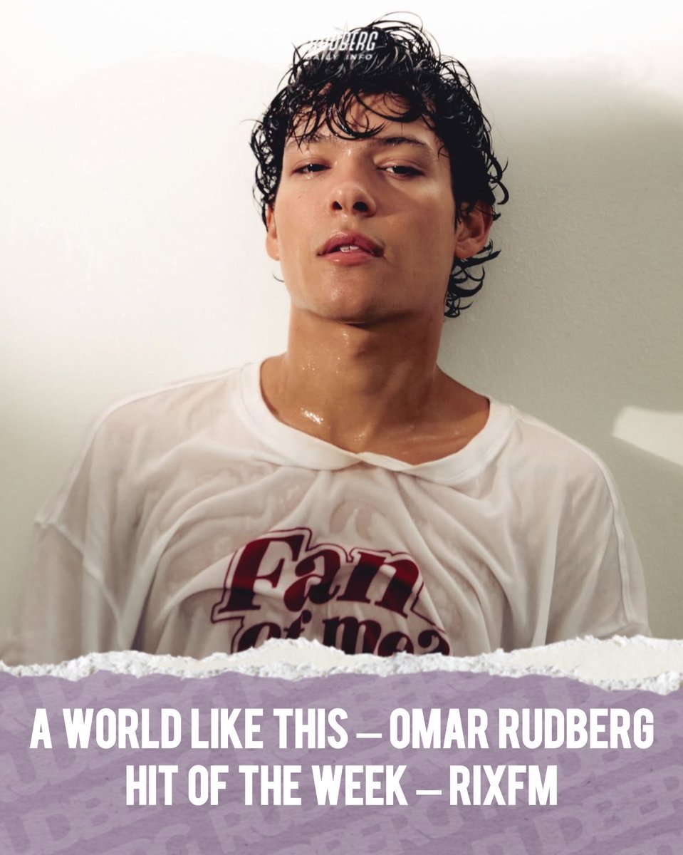 rudbergdailyinf's tweet photo. A World Like This é o Hit da Semana da rádio RixFM. ✨

“Esta não é apenas uma ótima canção pop, mas também uma faixa pessoal onde Omar Rudberg canta sobre sua criação, a jornada da Venezuela para a Suécia e a luta para encontrar seu lugar no mundo.” https://t.co/RhgtJHobFk