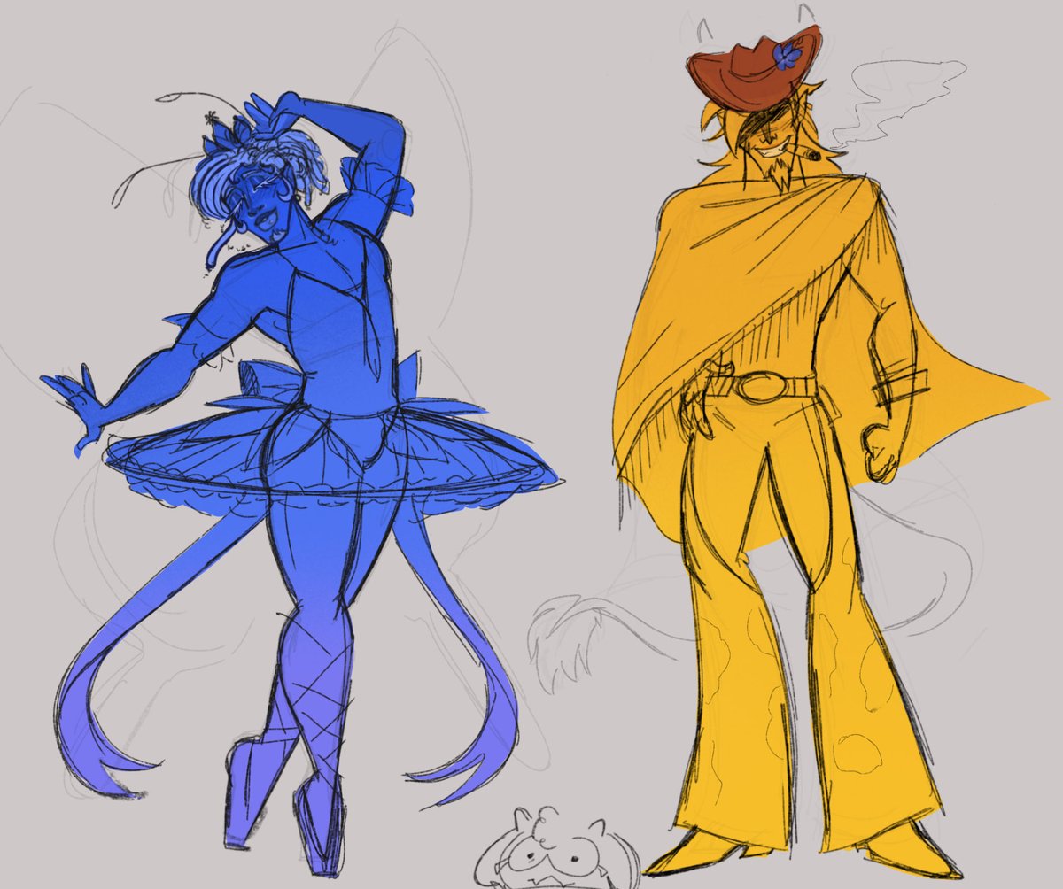 skulboo's tweet photo. Blue and yellow sketches :p #deltaruneㅤㅤ https://t.co/mNz6bJpOEE