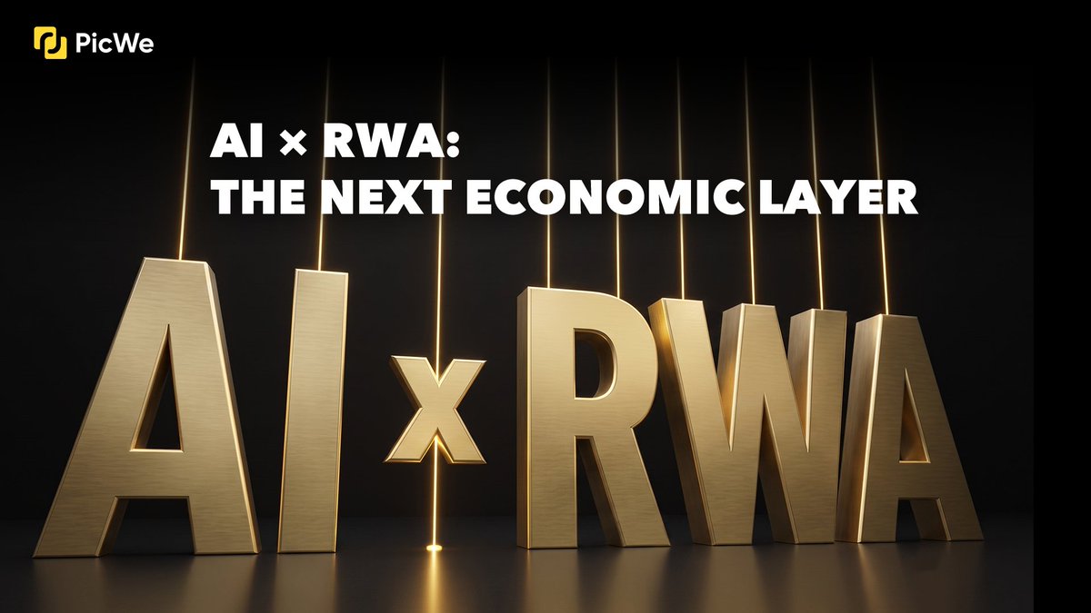 PicWeGlobal's tweet photo. AI can create intelligence.
Blockchain can create ownership.
But real economic activity needs real-world assets.

AI × RWA connects intelligent systems with real businesses, assets, and markets — creating a new foundation for the future economy.

PicWe is building the infrastructure that brings real-world value on-chain.
