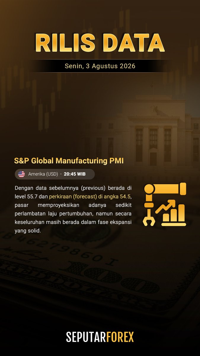 seputarforex's tweet photo. Rilis data terbaru hari ini, jangan sampai terlewat!
#Forex #TradingForex #KalenderEkonomi #EconomicCalendar #DataEkonomi #NewsTrading #ForexNews #MarketUpdate #TraderIndonesia #AnalisaForex #TradingPemula #SeputarForex #Investasi #TradingHariIni https://t.co/3dxSwuRLPI
