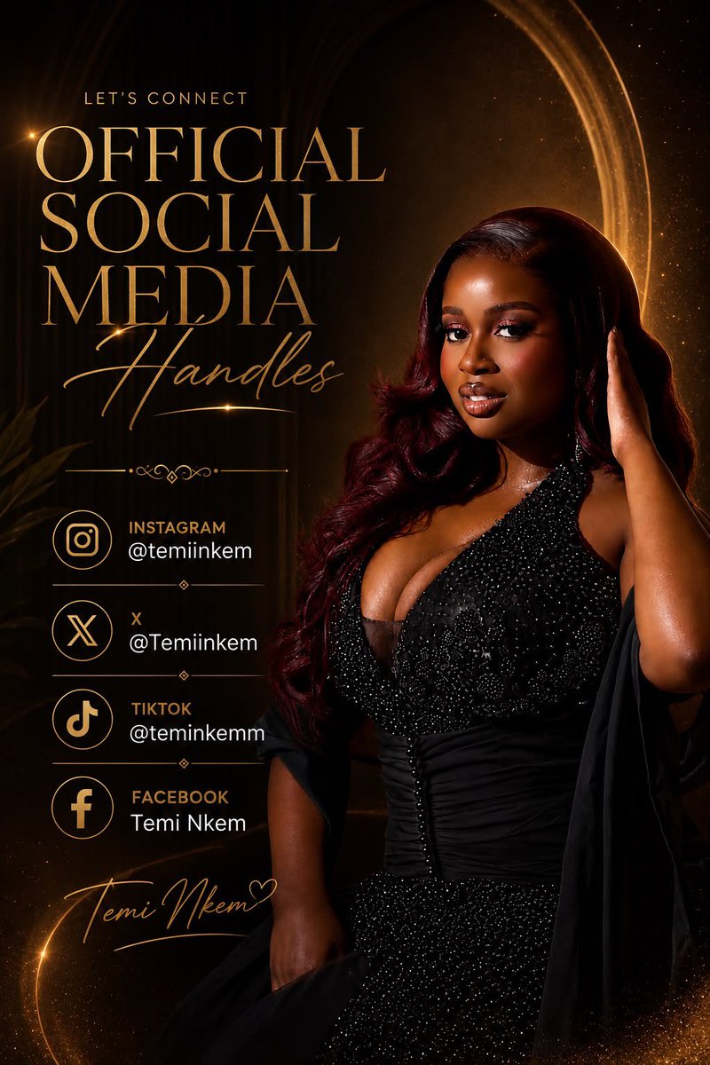 Temiinkem's tweet photo. TEMINATORS💥💥
Please follow Temi Nkem on her socials.

INSTAGRAM 
https://t.co/FDjUwn9Az5

TIKTOK 
https://t.co/hi9NH0VeLv

FACEBOOK 
https://t.co/WebZpqmTdr

X
https://t.co/a7TCrsT2bK

WHATSAPP
https://t.co/uAGM9HpCju

#TemiNkem #Bbnaija https://t.co/j3DYGIFwYP