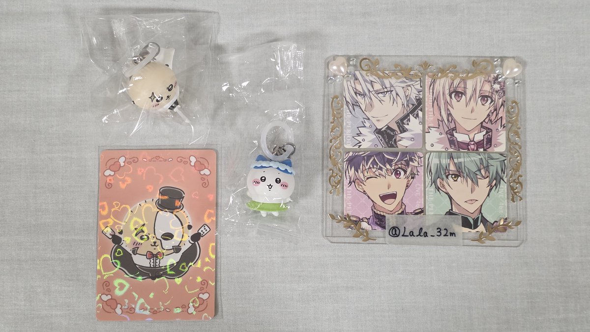 Lala_32m's tweet photo. [ちいかわ 映画 入場特典 チャームミニフィギュア 交換]

譲
ハチワレ、ラッコ

求
うさぎ≫モモンガ＞古本屋・シーサー

名古屋駅お手渡し優先、郵送も可
ハチワレはうさぎとの交換のみ

その他、ツイフィールご一読ください

検索からもお気軽にお声かけください https://t.co/MexvvOb1I3