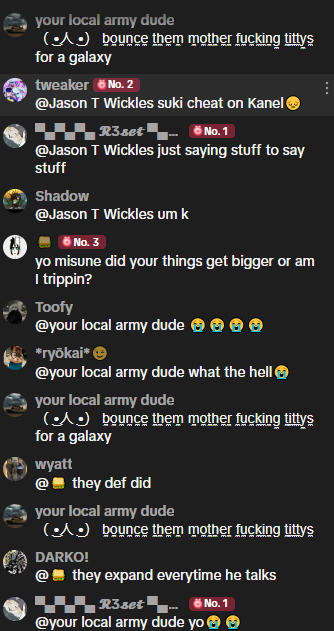 LewdFire's tweet photo. @tiktok_us You got some major issues with your live platform. The amount of Hate, transphobia and way worse. Like what is even this?  this is why vtuber don't use this platform... like damn. https://t.co/ekl1sBT2hp