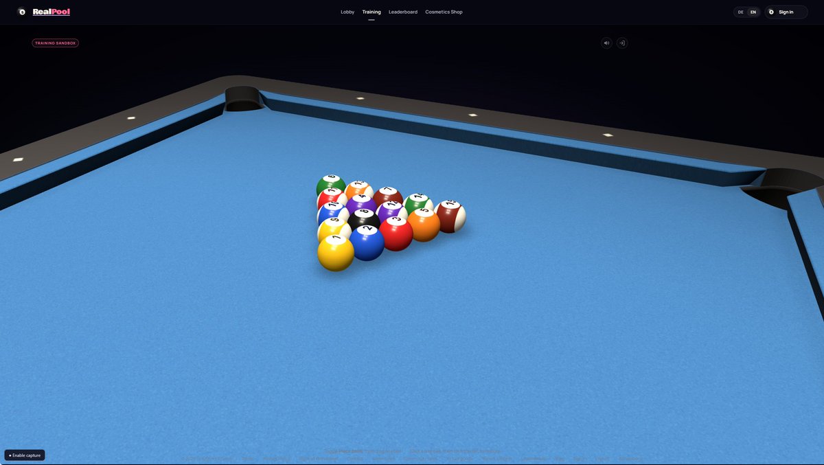 RealHonigbart's tweet photo. When you create a 3D POV walk-mode for your pool table to see if everything looks fine from there too, although the game is a top down "2D" game...
#realpool #indiedev https://t.co/Zb9h1Goh4c