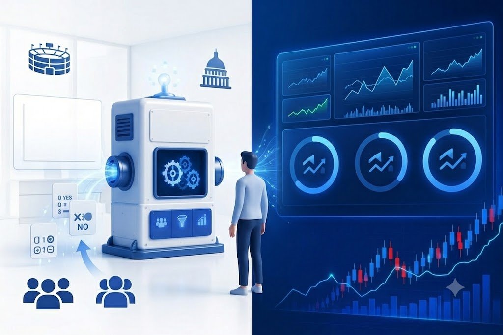 DeepSageApp's tweet photo. Humans have always tried to predict the future.
Ancient signs became data.
Opinions became markets.
Beliefs became probabilities.
Prediction markets turn uncertainty into information. π―
#web3 #crypto #deepsage https://t.co/ujwEt9XCY1
