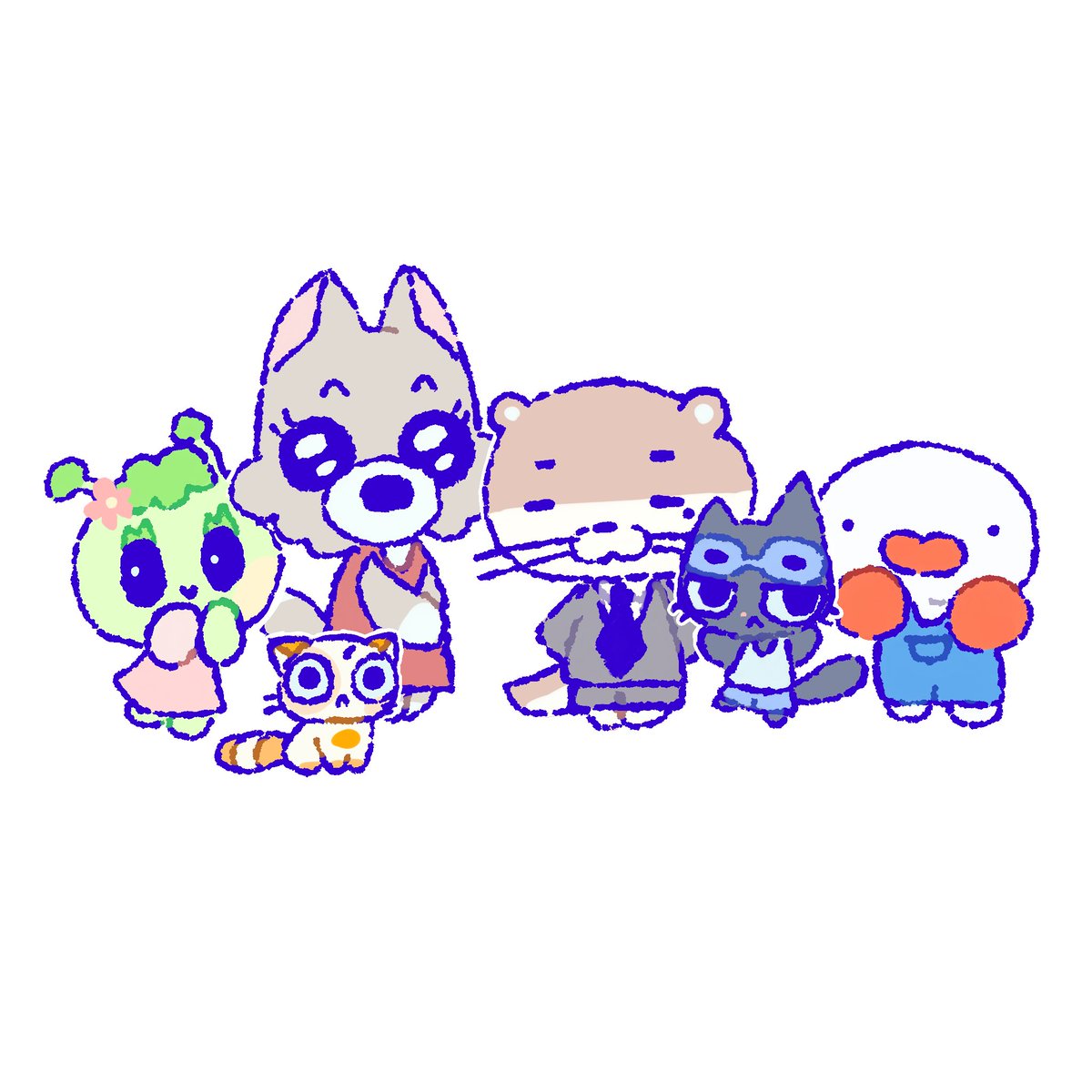 seihitsu_000's tweet photo. 옆집 가족…? https://t.co/AOCxCi7rHO