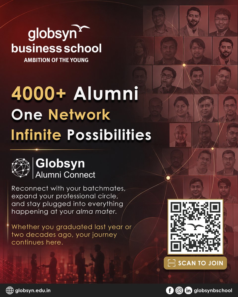 globsyn's tweet photo. Globsyn Alumni Connect isn't just a platform, it's where people actually find each other again. If you've been meaning to reconnect, this is your opportunity.
Join Globsyn Alumni Connect: https://t.co/1ovF2fj0X2
#GBS #AlumniNetwork #ProfessionalNetworking https://t.co/0YfMYkQZ1Y